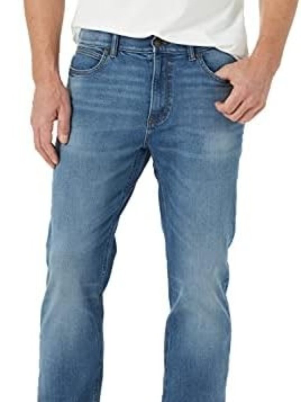 Lee Men's Extreme Motion Slim Fit Straight Leg Jeans - Medium Blue - Sz 33/32